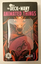 D&D The Deck of Many Animated Things 5E 3D Cards + Stat Back Avatar Of Death