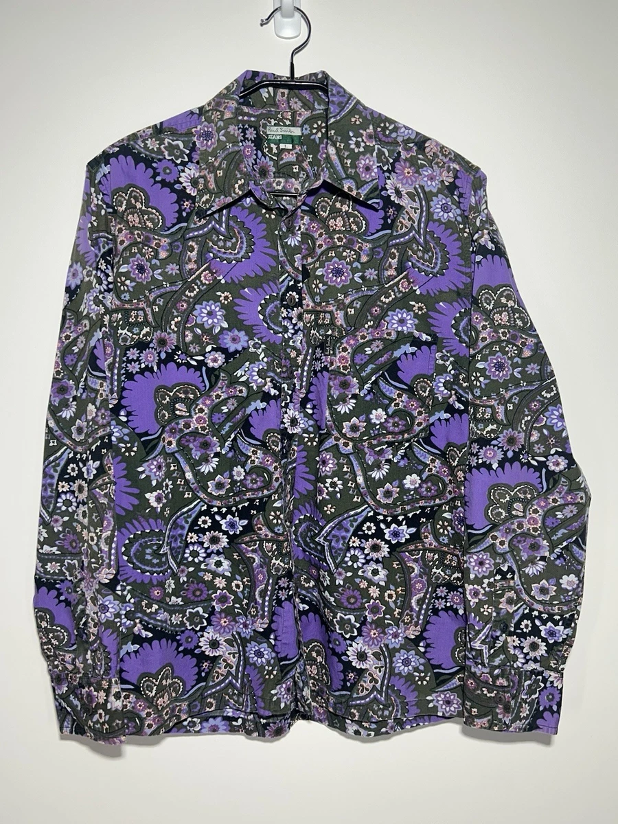 シャツ PAUL SMITH MULTI LARGE PAISLEY  PRINT Paul Smith Paisley Casual Button-Down Shirts for Men for sale | eBay