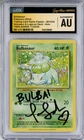 CGC Authentic Signed Tara Sands Bulbasaur 001/034 Trading Card Game Classic Holo