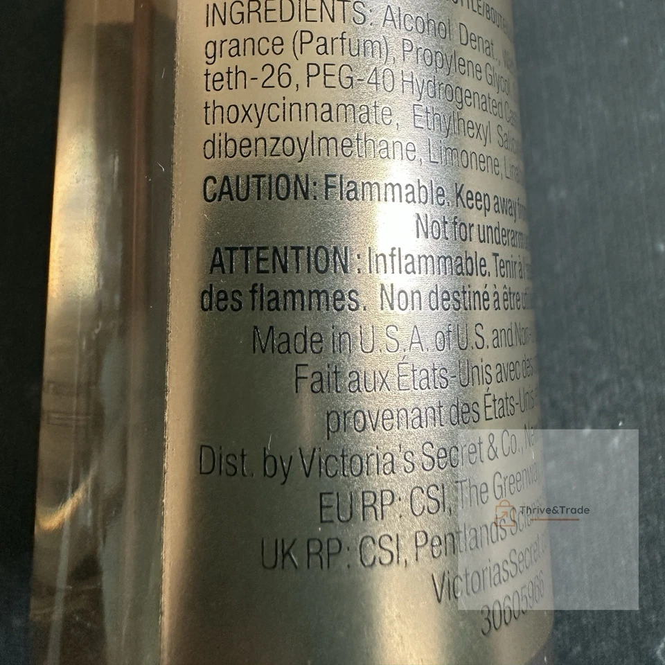 NEW ! Victoria’s Secret Body Spray Bare Vanilla Body Mist Body Spray - 250ml - Image 4 of 4