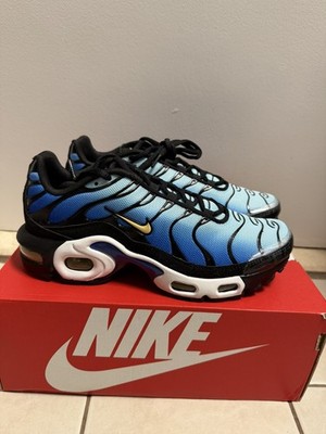 Nike Air Max Plus Black Sky Blue size 5.5Y CD0609-032
