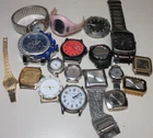 VINTAGE TO NOW LOT OF MEN / LADIES WATCHES TIMEX ARMITRON QUARTZ WATCHMAKER #5