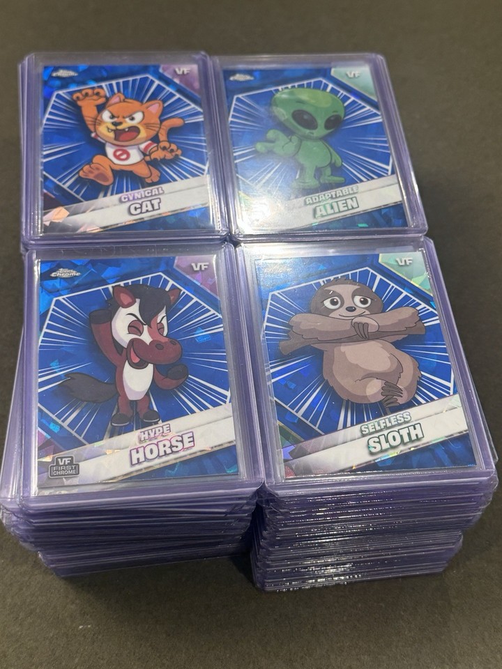 COMPLETE SAPPHIRE BASE SET #1-200 - New! - 2026 Topps Chrome Veefriends ...
