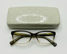COACH HC 6089 5400 Olive Brown Eyeglasses Frames 51-16-135 Full Rim