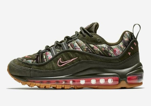 nike air max 98 sequoia floral