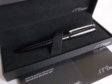 S.T. Dupont Line D Ballpoint Pen Ceramium Act Black