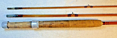 #ad #ad Split Cane Fly Rod TROSSACHS ROD BUILDING CO THE CAMPBELL 9’ 6” 3 Pce with Bag GBP 60.00