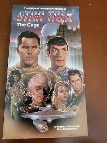Star Trek The Cage VHS RARE! Pre Owned