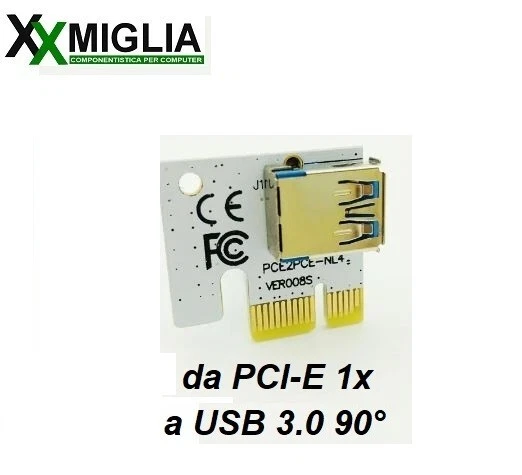 Adattatore scheda di espansione da PCI-E a USB3.0, scheda di espansione