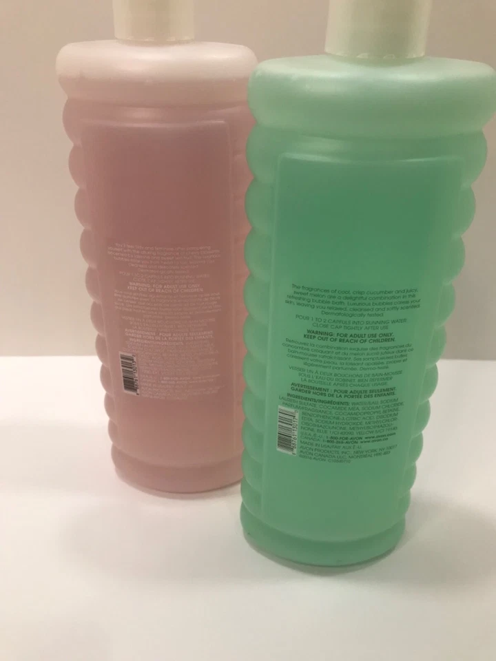 New Avon Senses Cucumber Melon and Cherry Blossom Bubble Bath 24 fl oz - Image 4 of 4