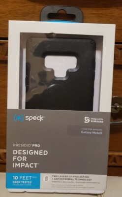 Speck Presidio Pro Samsung Galaxy Note 9 Smartphone Black Case - Impact Design