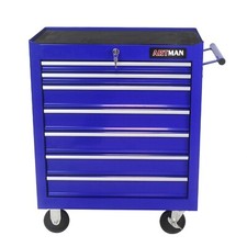7 Drawers Rolling Tool Box Cart Tool Storage Cabinet Steel Lockable Tool Chest