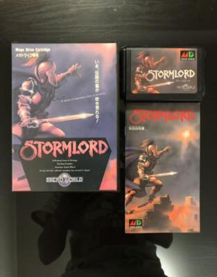 Storm Lord Sega Mega Drive SMD MD Genesis Boxed Manual Tested Japan Import 1995