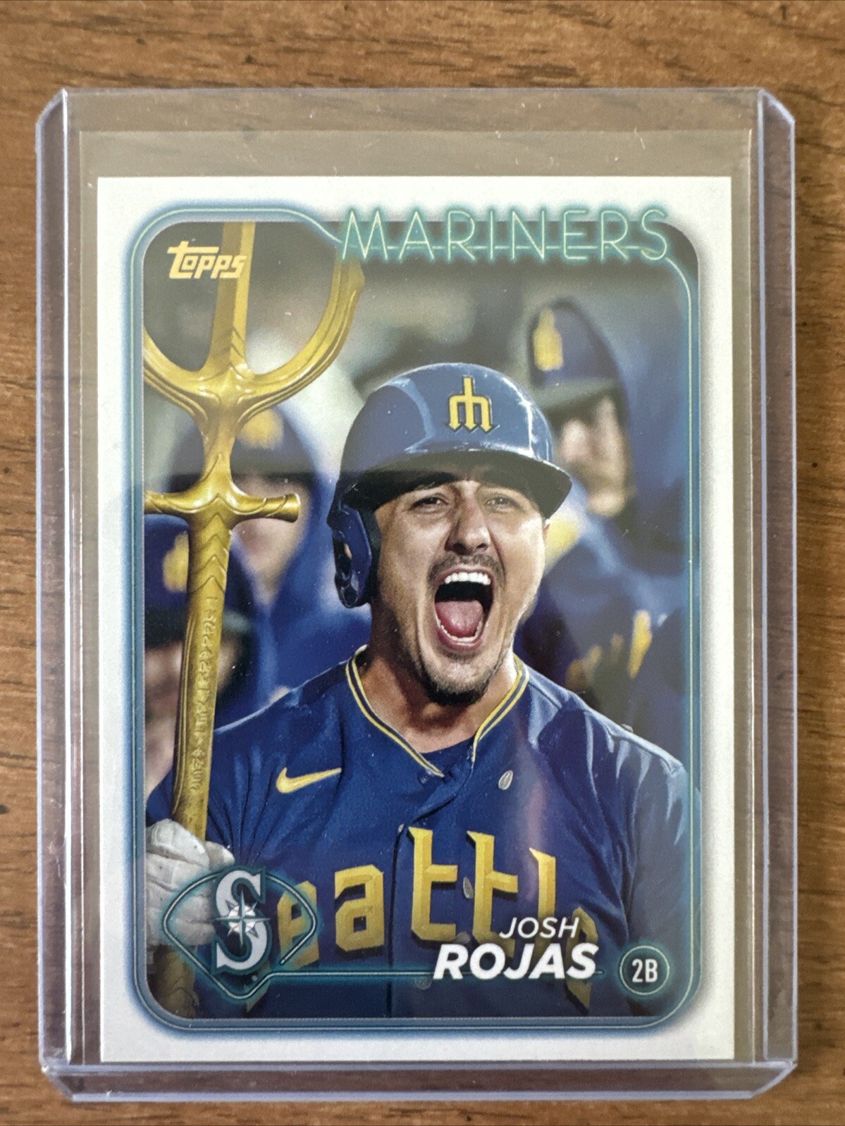 2024 Topps Series 2 - Josh Rojas #487 Golden Mirror SSP