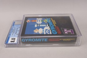 Gyromite Nintendo NES 1988 CIB Complete in Hangtab Box CGC Graded 8.0 9.6 Cart!