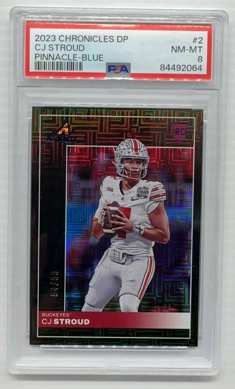 CJ Stroud Panini Chronicles Draft Picks Pinnacle #2 Blue