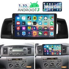 For Toyota Corolla 2003-2008 Android 13 Car Stereo GPS Navi Player WIFI BT Radio
