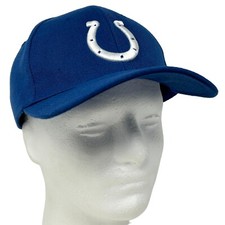 Indianapolis Colts Hat Cap Blue Strapback NFL Team Apparel Football 6 Panel