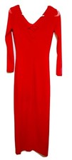 Sexy Women Red Long Dress . Size Small ' FREE SHIPPING"