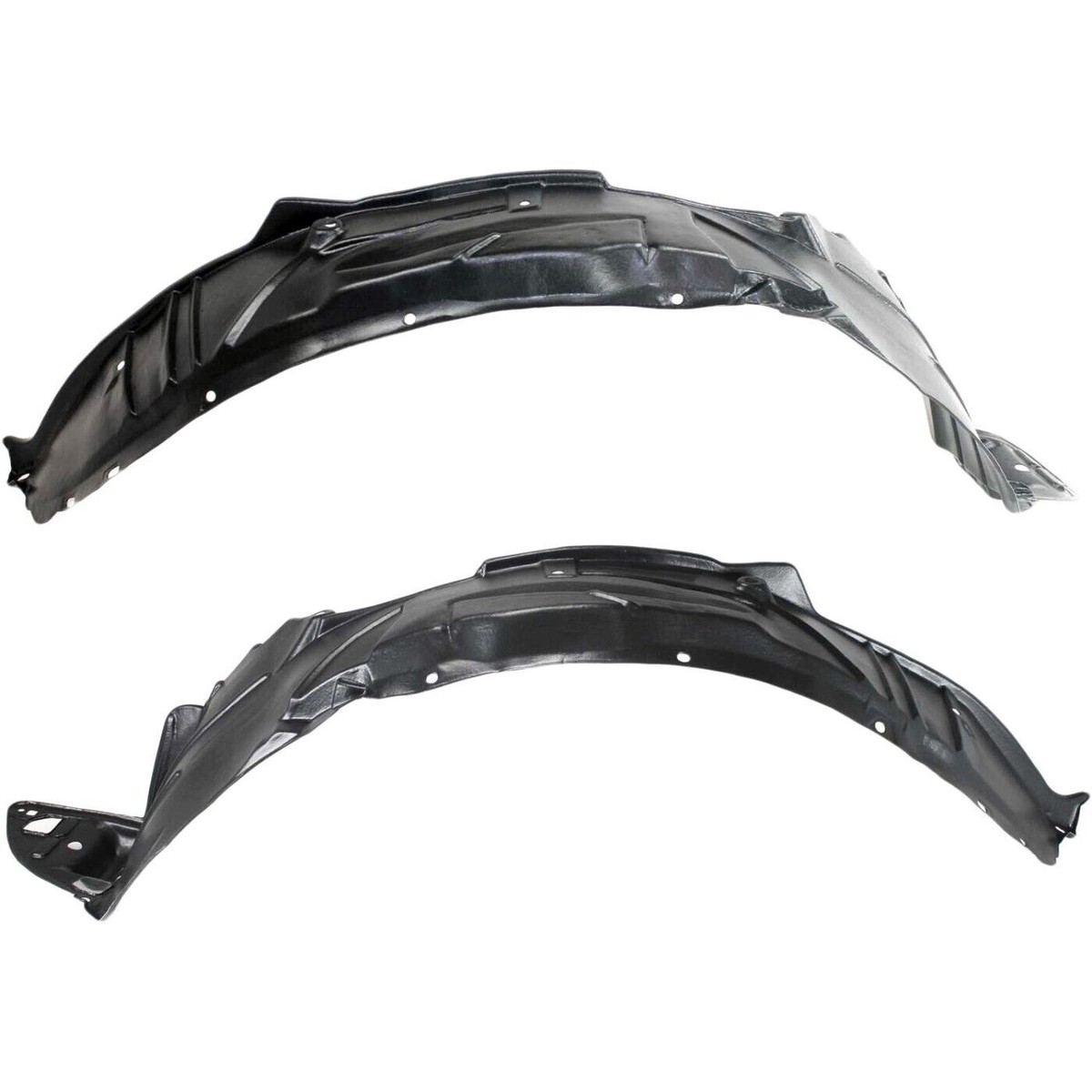 Set Of 2 Front Inner Fender Splash Shields – LH & RH For Honda Civic, Primered
