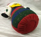 Patriotic Plush Fabric Free-Standing Santa - Red White Blue & Green Christmas  — photo 7