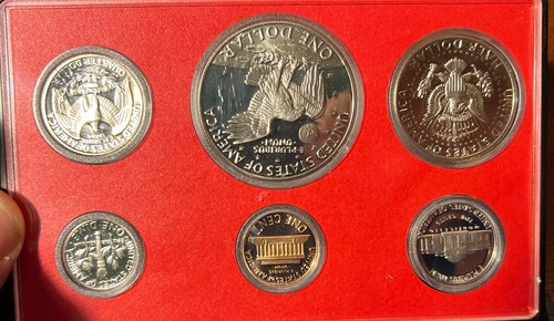 1977 US Proof Set in OGP Box Eisenhower S Dollar Great Year of Birth birthday 47 - 第 14/15 張圖片