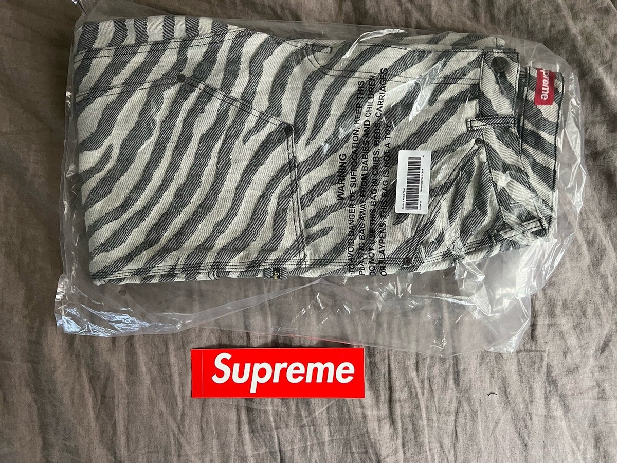 パンツ Supreme Double Knee PainterPant Zebra 32 Supreme Double Knee Painter Pant SS24 Zebra 32 - POIZON
