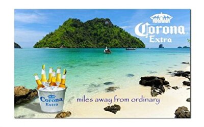 Corona Extra Bucket Miles Away from Ordinary Premium Flag