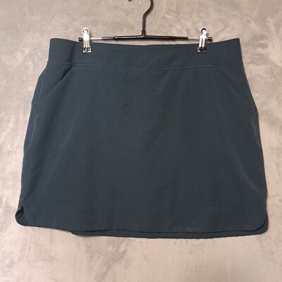 32 Degrees Cool Womens Skort Size L Teal Elastic Waist Golf