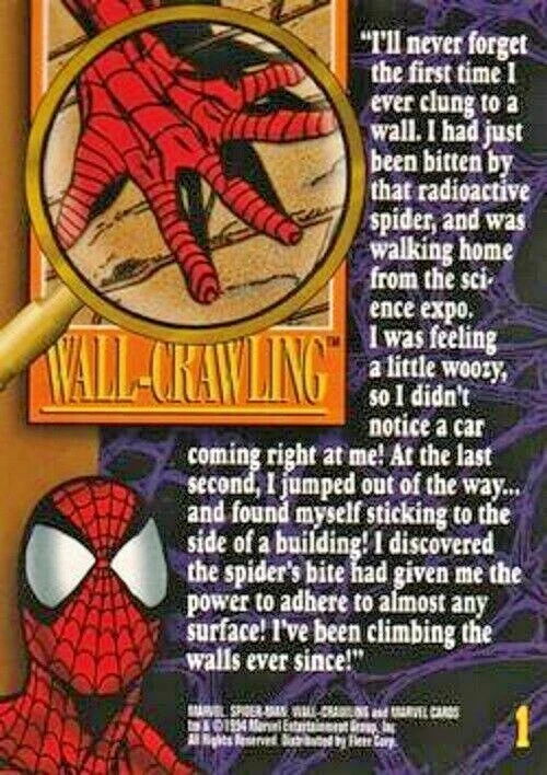 THE AMAZING SPIDERMAN 1994    BASE / BASIC CARDS CHOOSE BY FLEER  1 TO 150 - Image 3 of 4