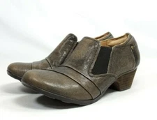 Sofft Premier Slip On Ankle Booties Women's Sz 6 M Brown Leather Uppers (tu8ep) 