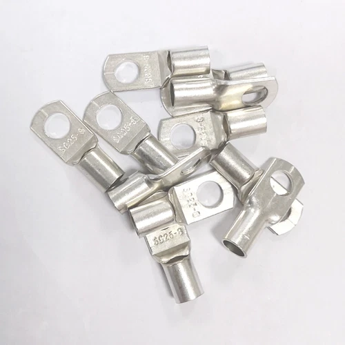 25 PIEZAS Batería Anillo Cobre Tamices Calibre 4 AWG 5/16" Conectores de Cable Terminales de Crimpado - Imagen 3 de 7