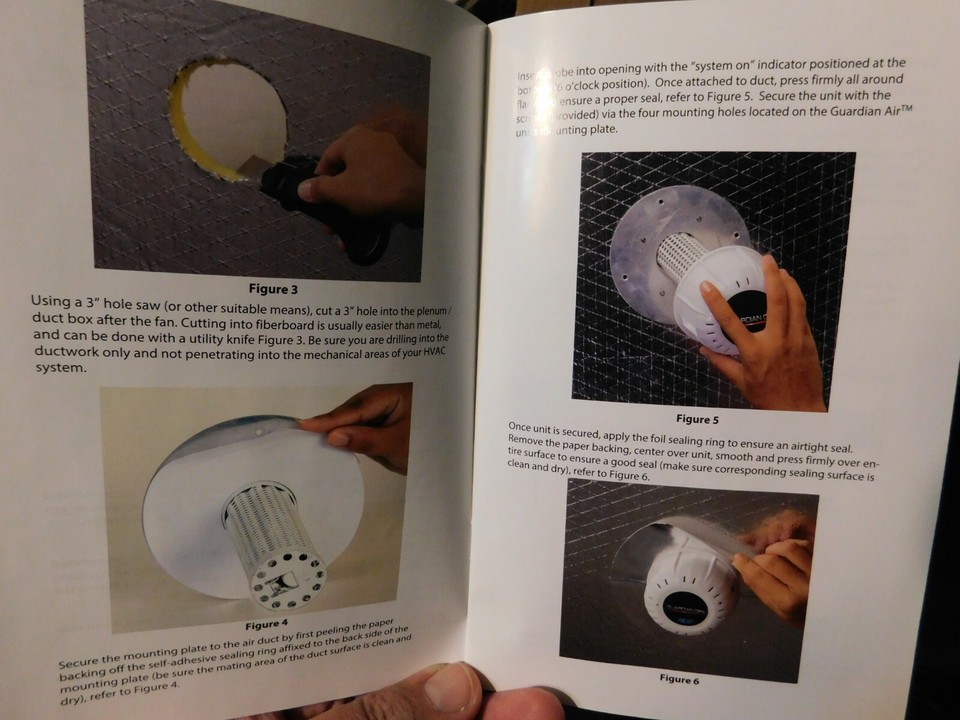 New! RGF GUARDIAN ELEMENT AIR QRP5 Furnace purifier UV light 110v 208v