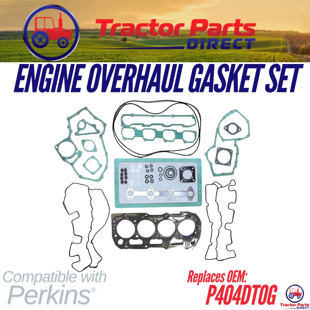 ENGINE OVERHAUL GASKET SET comp w Perkins® 404D-22 404D22T