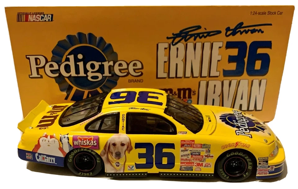 Ernie Irvan 1999 RCCA Club banco ventana transparente 1/24 #36 pedigrí NASCAR Grand Prix Foto 2 de 2