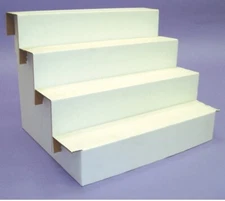 Cardboard Shoe Display  - 4 Step (4 Per Order) Table Shelf Display