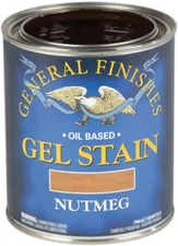General Finishes Oil Base Gel Stain, 1 Quart, Nutmeg