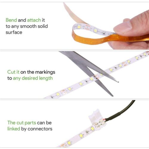 SMD 2835 DC12V RGB LED Strip Light 5M 60leds/M Leds tape Flexible diode ribbon - Picture 6 of 15