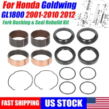14pcs Fork Bushing & Seal Rebuild Kit For Honda GL1800 Goldwing 1800 2001-2012