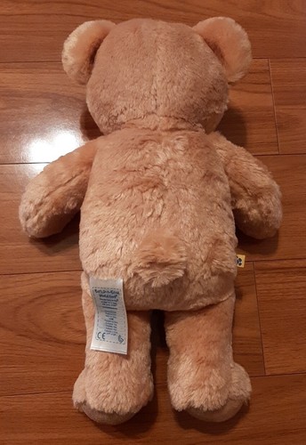 Build A Bear 16" Tan Teddy Bear Plush Stuffed Animal brown eyes soft - Picture 2 of 3