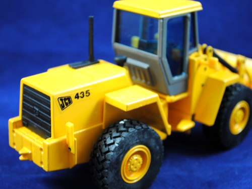 1:35 JCB 435 Articulated WHEEL-LOADER w/ Work Features Made By JOAL MINT in Box - Picture 6 of 12