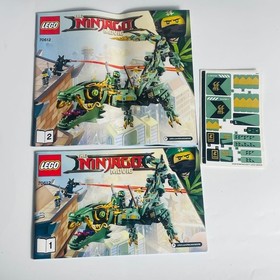 LEGO Ninjago Movie 70612 Green Ninja Mech Dragon Set 544pcs 4 Minifigs Sealed