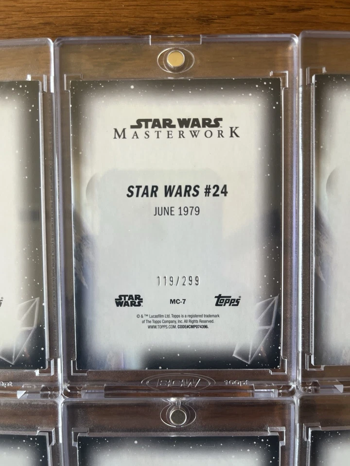 2024 Topps Star Wars Masterwork Marvel Comic Cover Set 1 -33 - Image 4 of 4