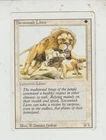 x1 Savannah Lions MAGIC MTG ENGLISH REVISED 1994 EX-NM VINTAGE! MISCUT MISPRINT