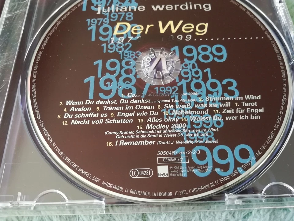 JULIANE WERDING  CD  DER WEG  1972-1999  FIRST PRESS  2004 - Bild 4 von 4
