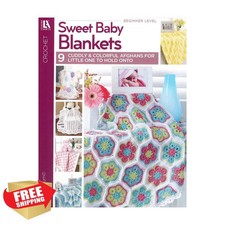 Leisure Arts Sweet Baby Blankets LEA6789 Knit Crochet Pattern