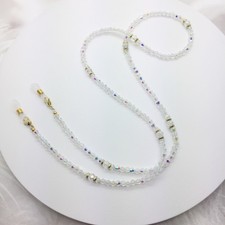 Clear Eyeglass Chain Necklace Eye Glasses Leash Sunglasses Cord Eyewear Holder