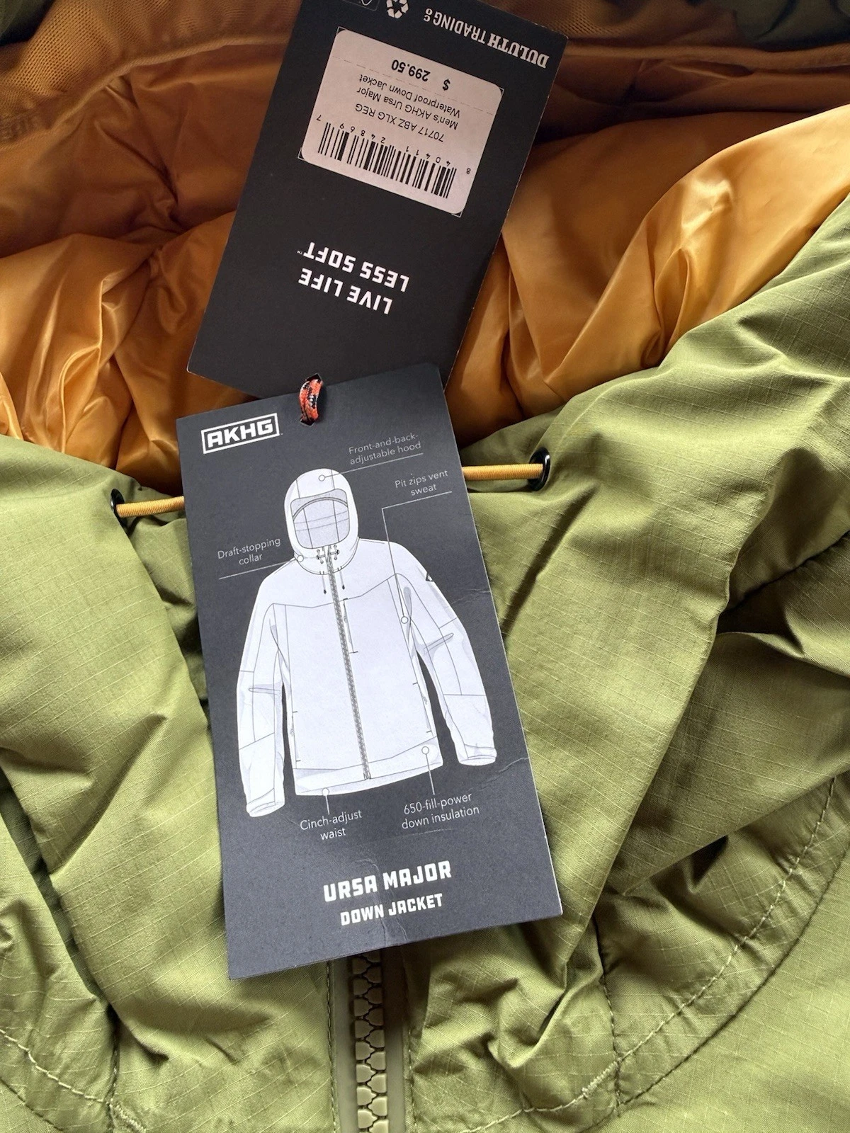 Alaskan Hard gear AKHG Ursa Major Waterproof Women XL Down Jacket Duluth $299.50 image 4