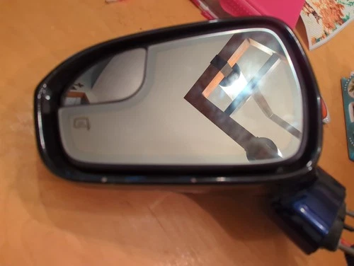 2013 2014 Ford Fusion Driver Side LH Heated Mirror Assembly Blue Paint Code J4