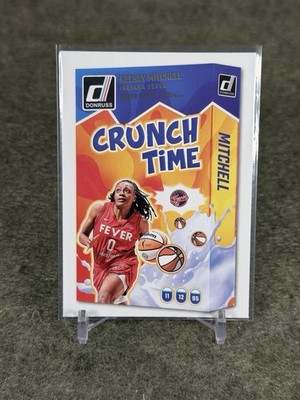 2025 Panini Donruss WNBA   Kelsey Mitchell - Crunch Time PRESS PROOF #6 Fever